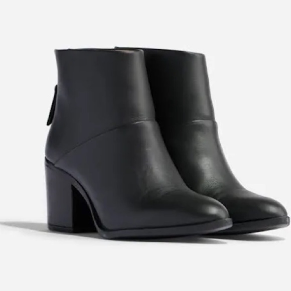 Nisolo black leather dari boots bootie
